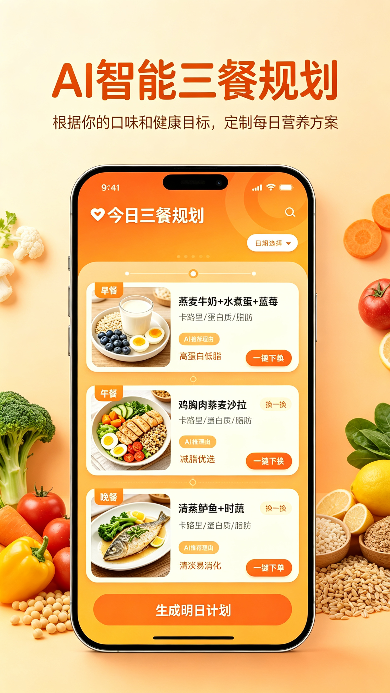 AI三餐规划